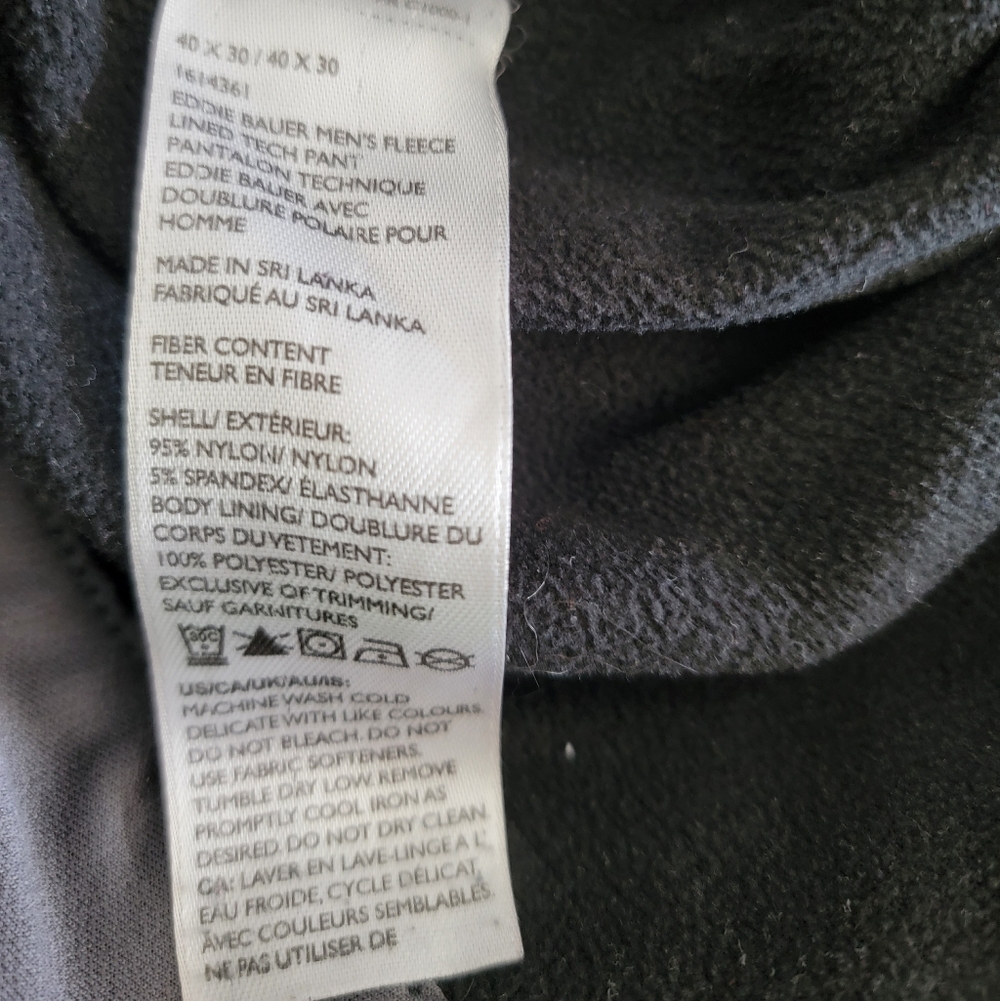 Eddie Bauer Fleece Lined Nylon Pants - Picture 4 of 4